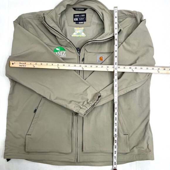 VTG Carhartt XL Rain Defender Jacket Super Dux  Relaxed Light Gray3rd Party( 92) - Picture 7 of 7